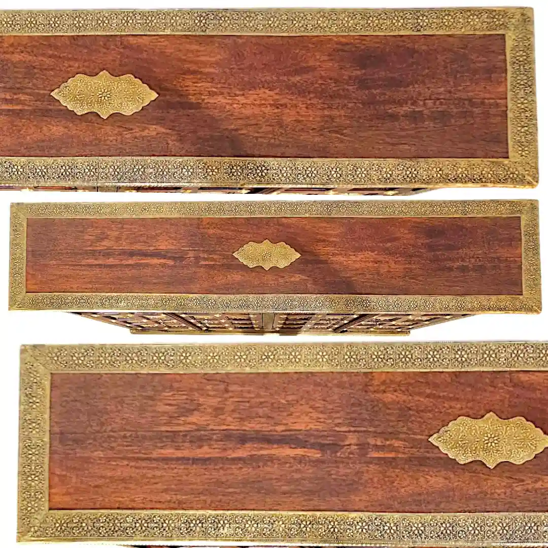 Maharaja Heritage Rosewood & Brass Sideboard | Aparador Maharaja Patrimonial