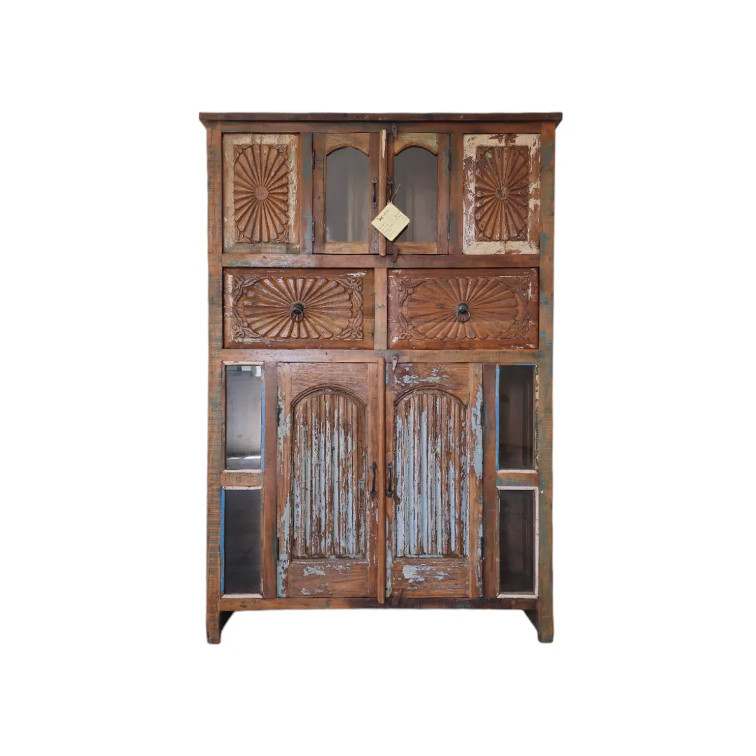 RECLAIMED GLASS CABINET