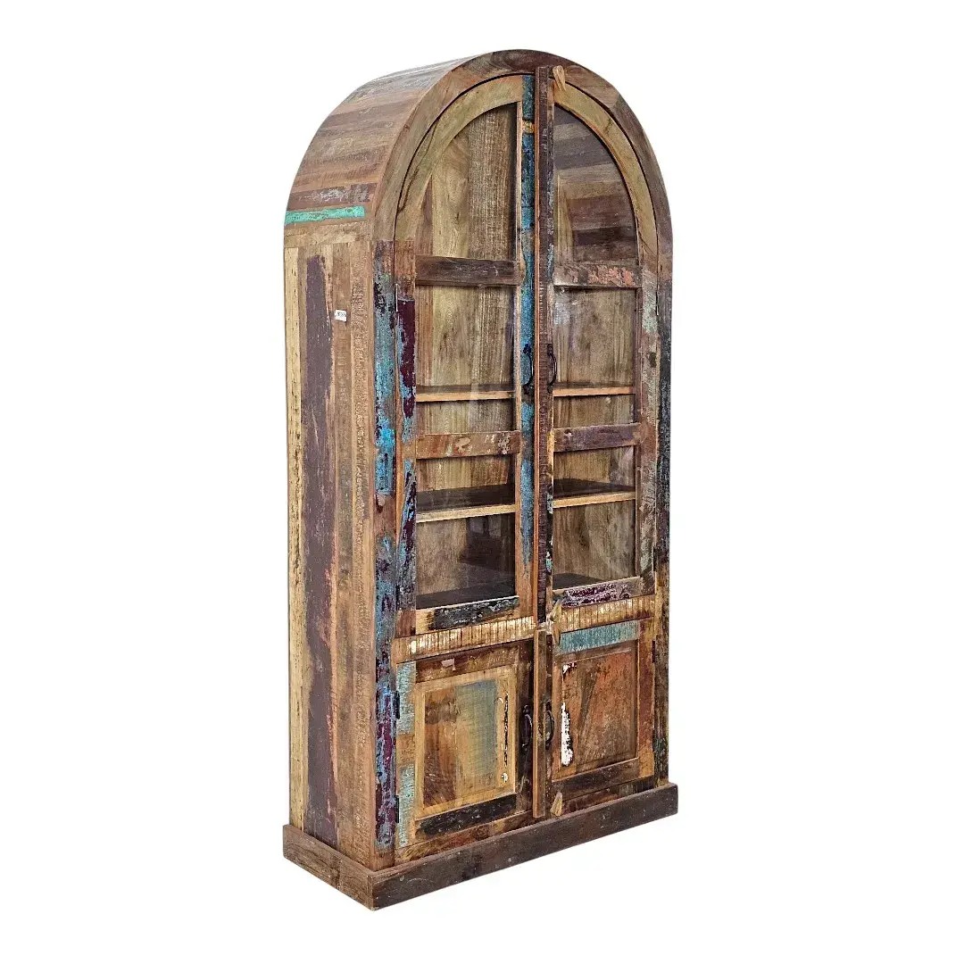Archway Reclaimed Wood Display Cabinet