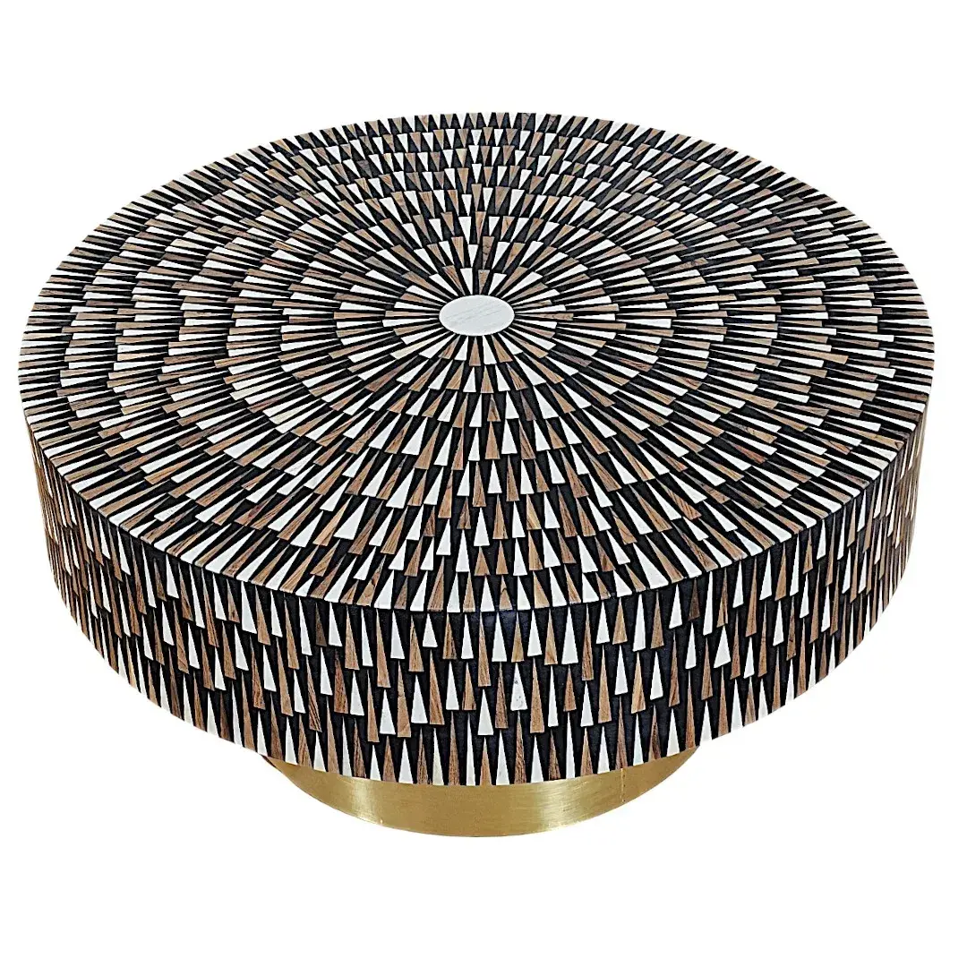 The Asterism Radial Drum Coffee Table