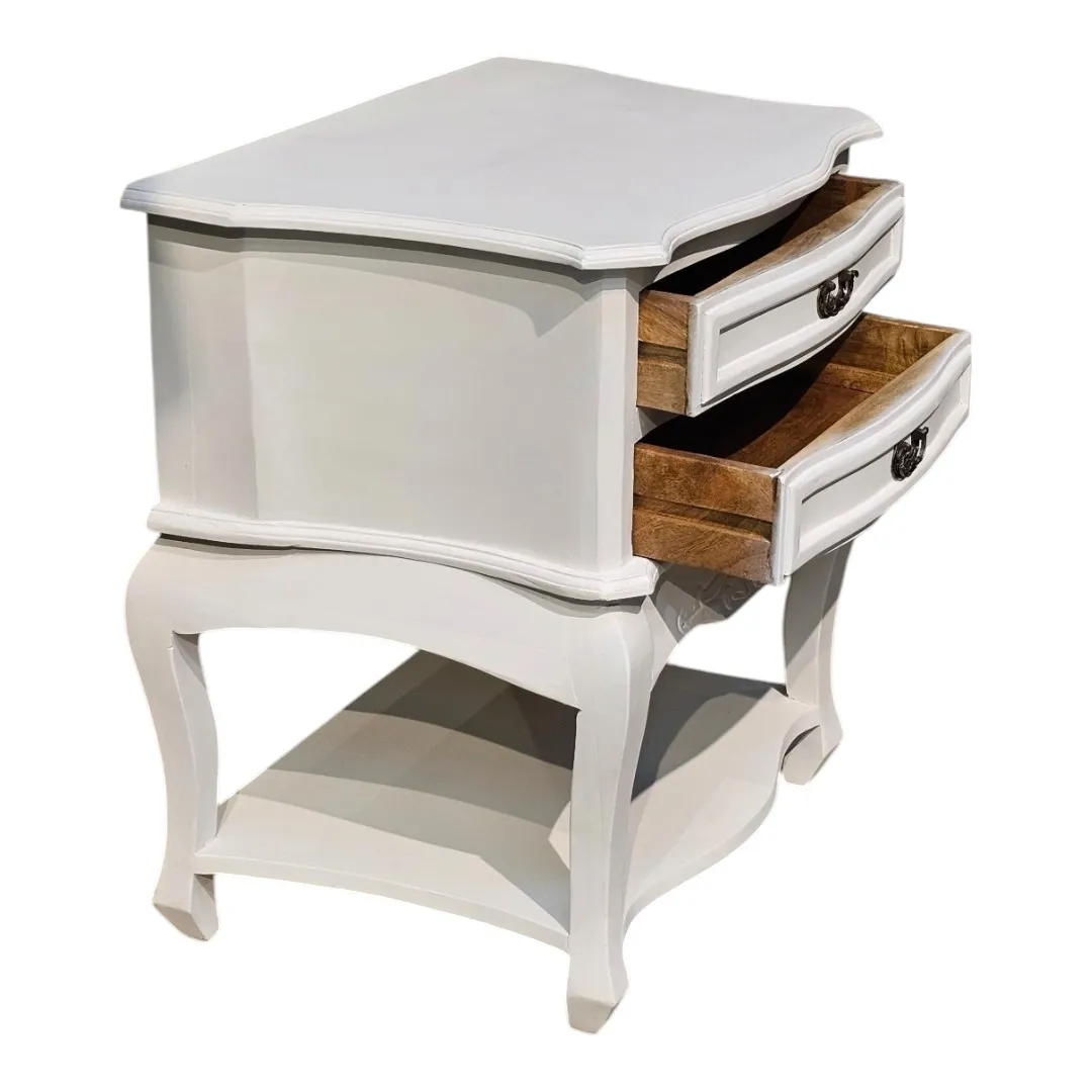 The Louis XV Rocaille & Acanthus Bedside Table