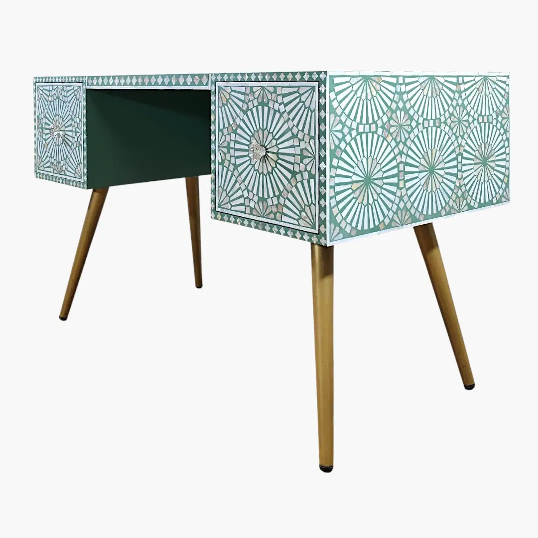 The Oasis Vanity Desk | Fae Mosaic Table