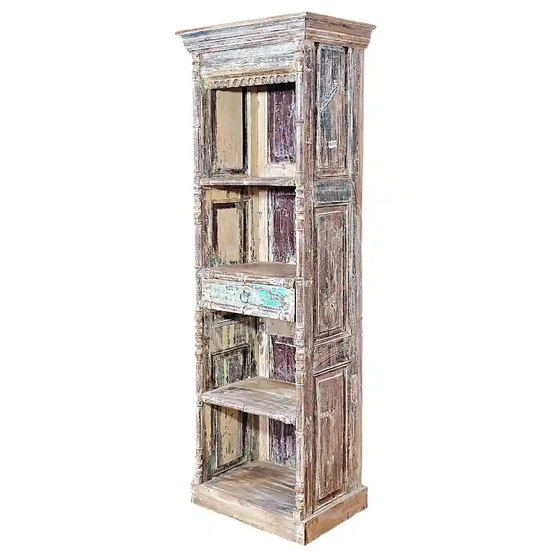 The Durbar Court Reclaimed Solid Wood Bibliothèque