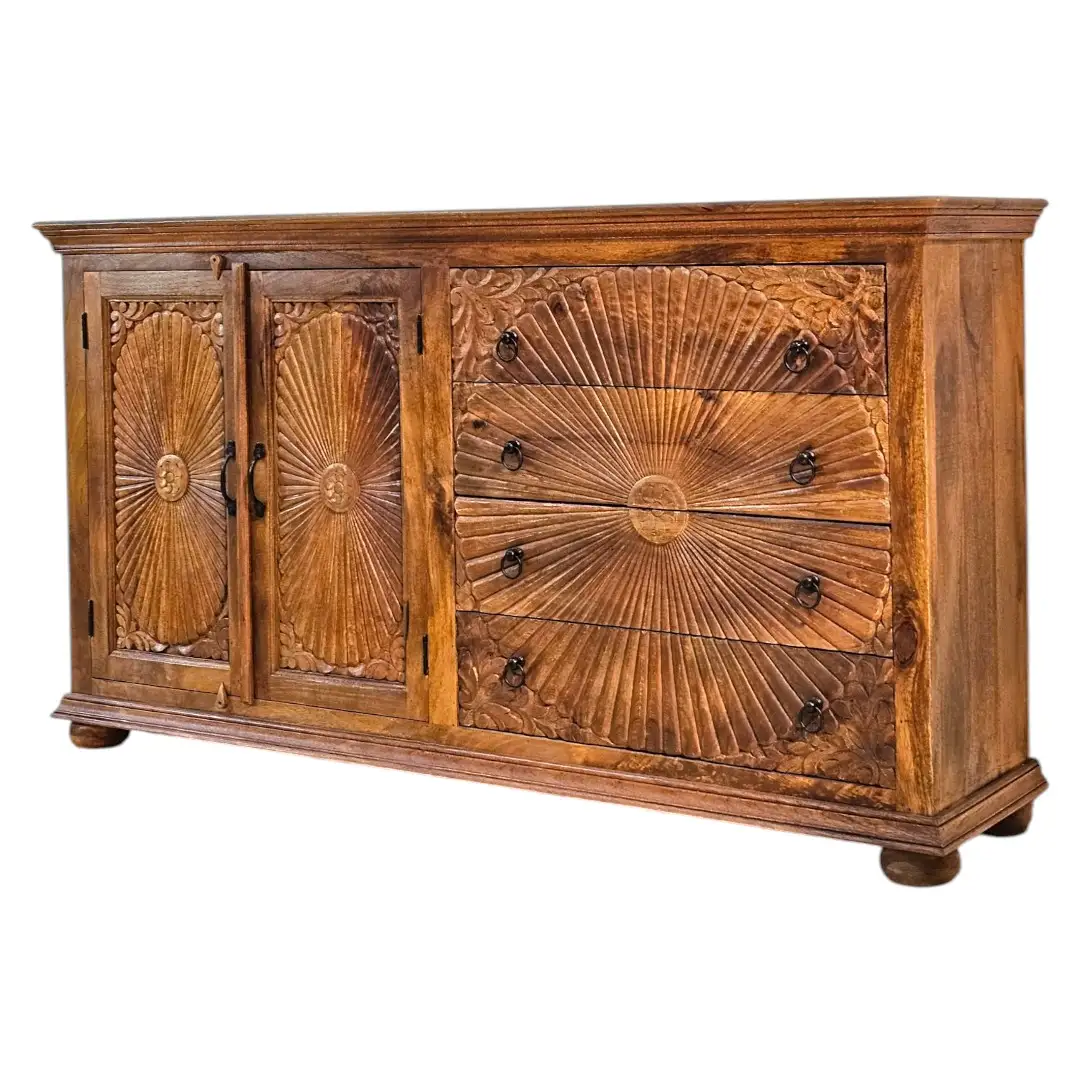 Sahara Sun Carved Sideboard