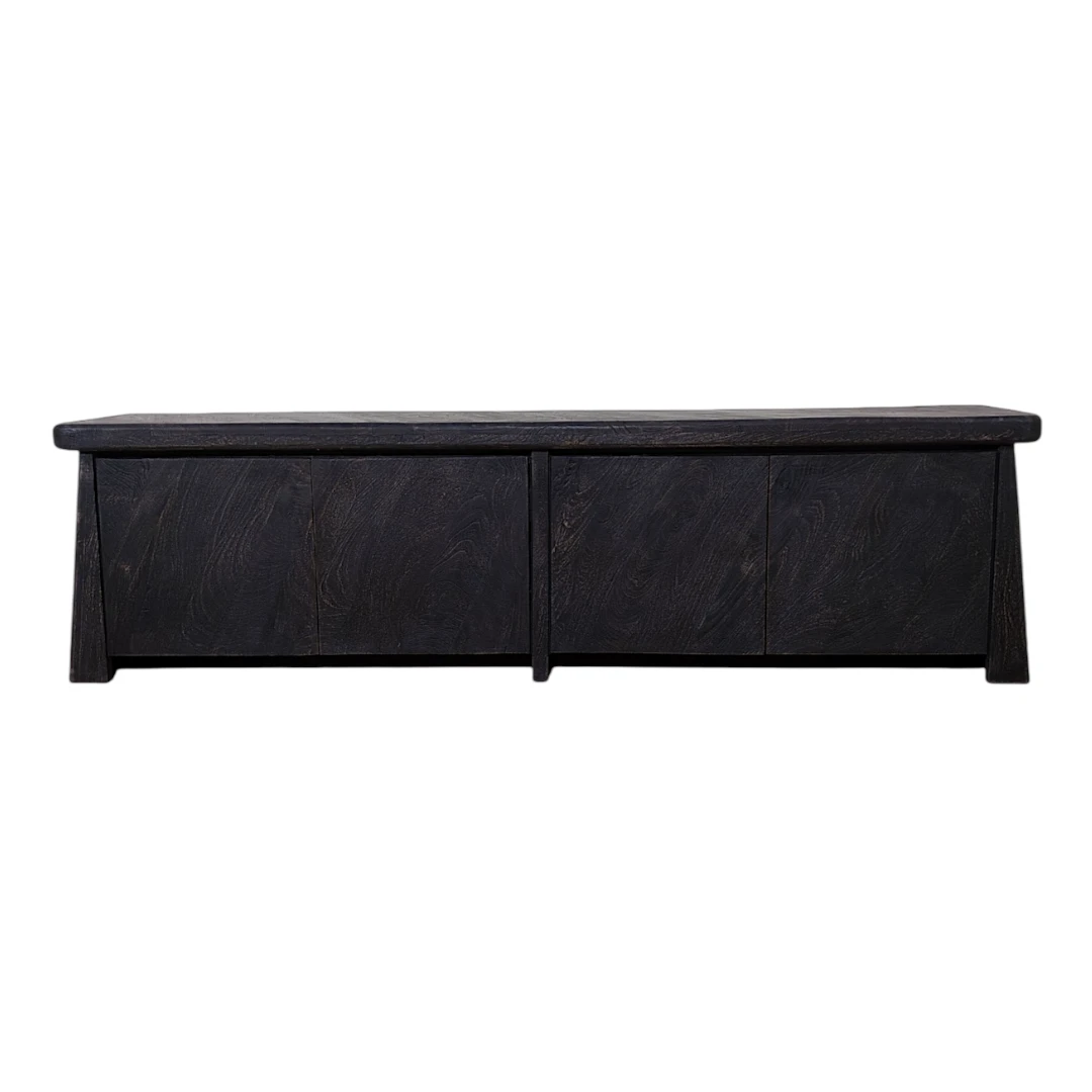Obsidian Grain Media Credenza / Sideboard