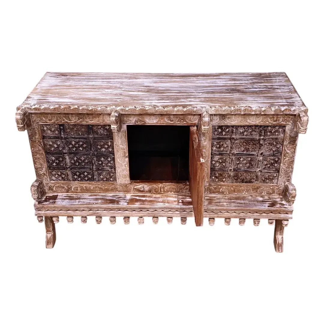 The Atelier Carved & Forged Sideboard