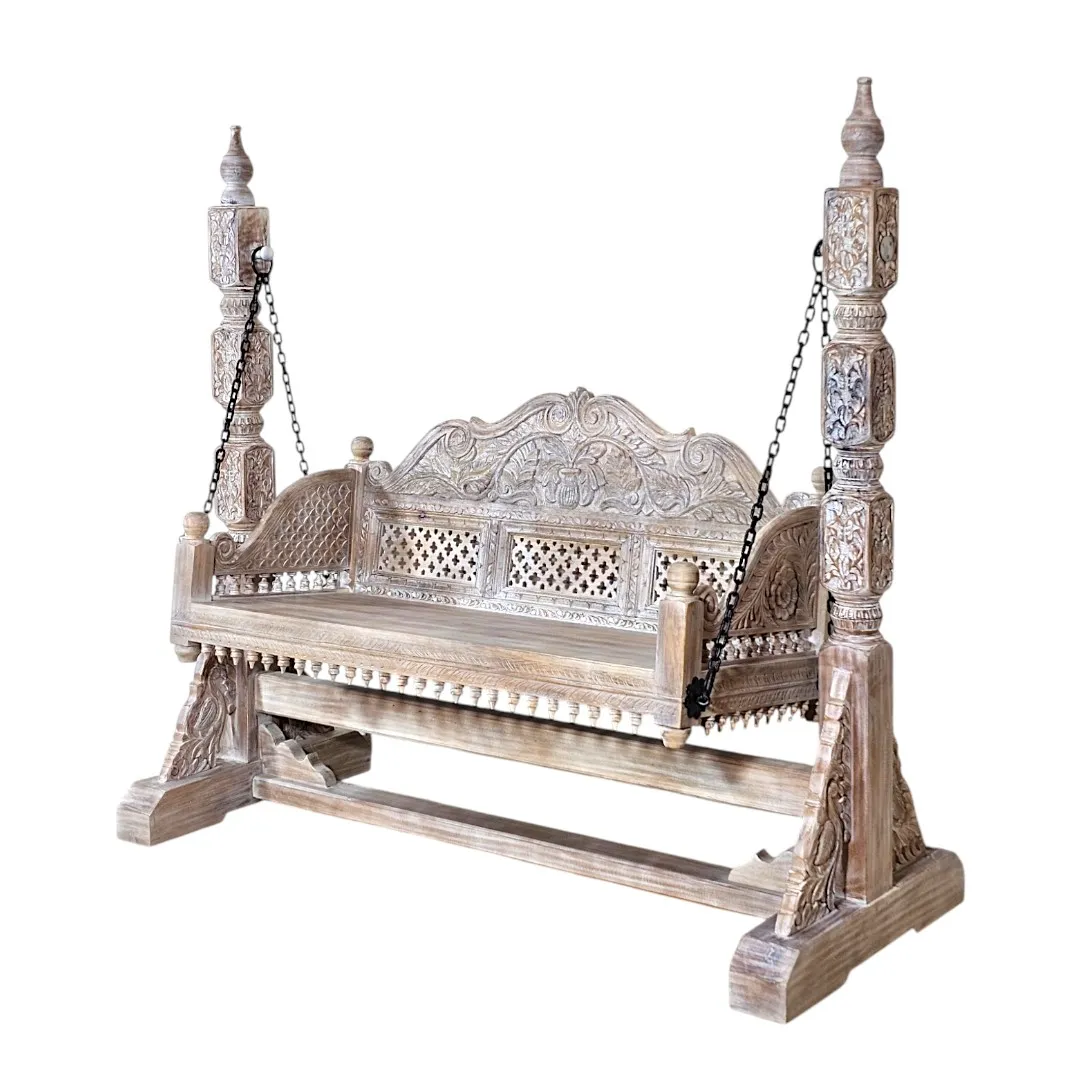 Serenity Carved Swing Bench