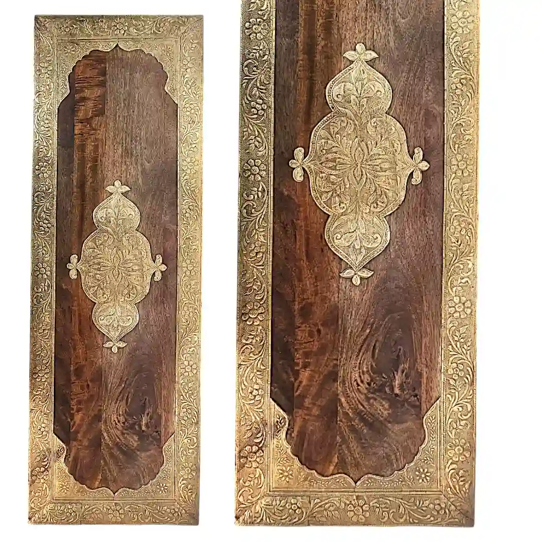 The Swarna-Kala (The Golden Art) Brass-Clad Console