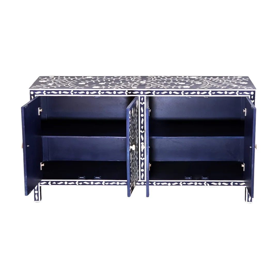 The Farah Practical Blue Sideboard