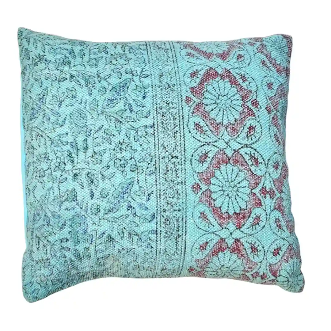 The "Karakoram Grid" Cotton Cushion