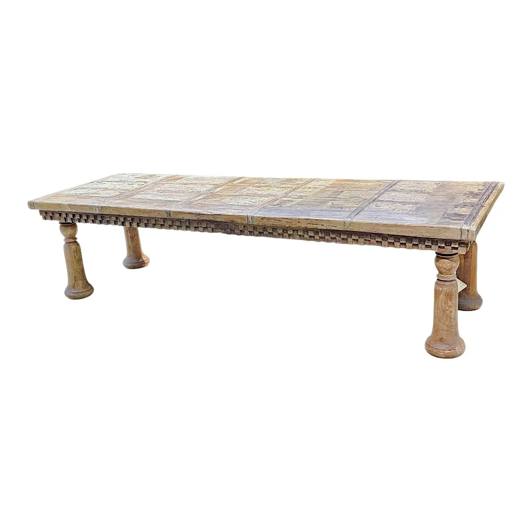 Al-Majlis Royal Teak Charpai Bench