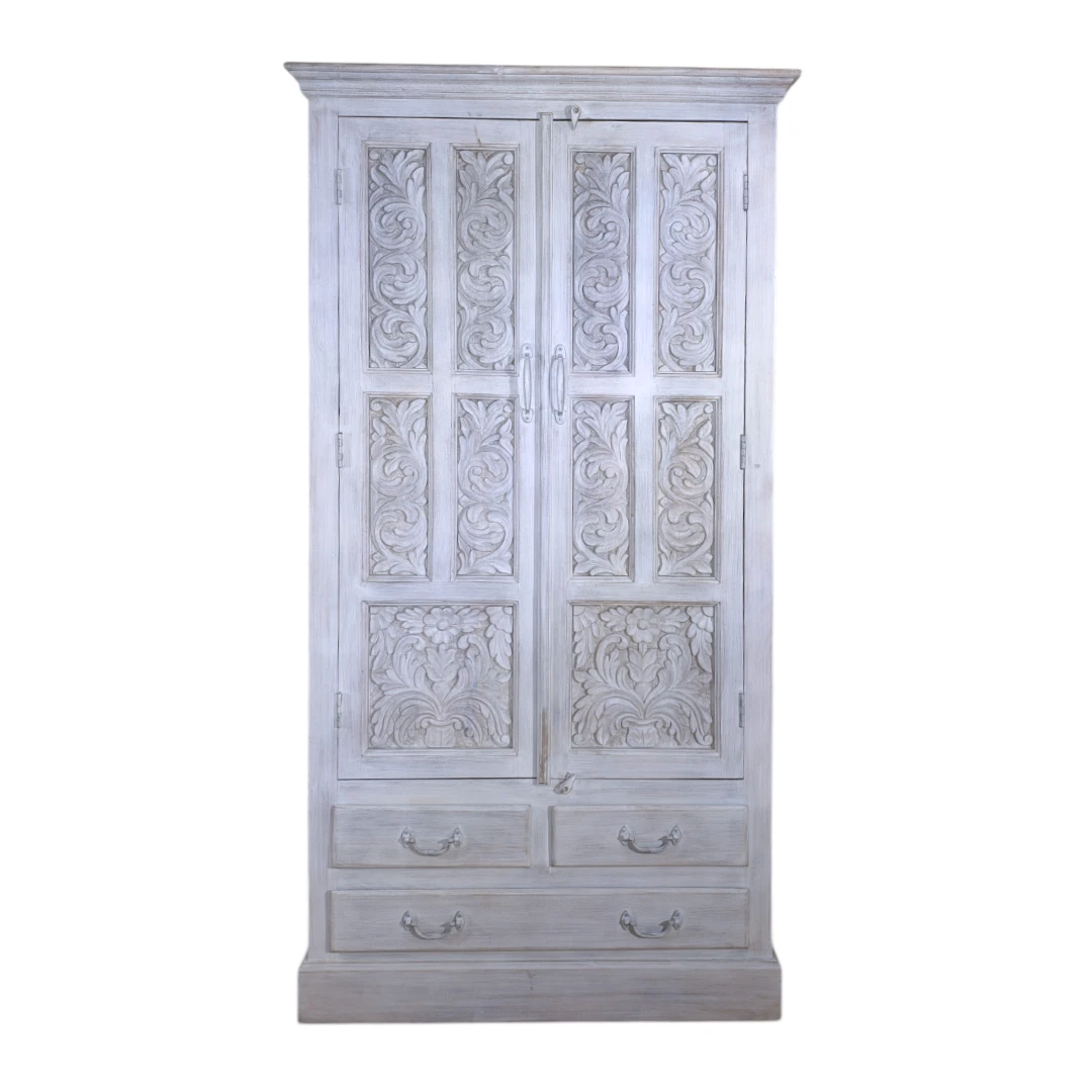 Savannah Hand-Carved Artisan Cabinet