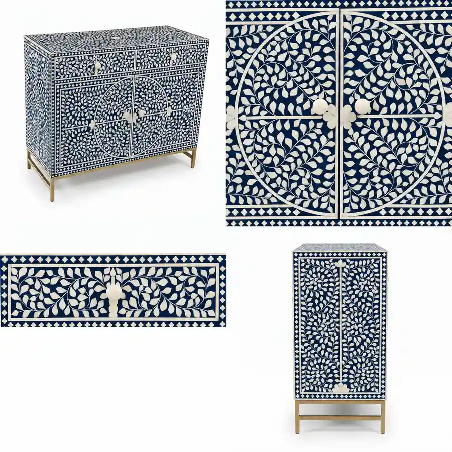Jardin De Dalia Bone Inlay Sideboard