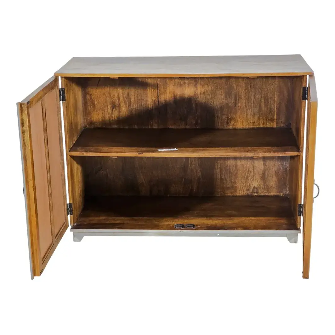 The Lost Villa Miroir Cabinet | Faded Seafog Fretwork