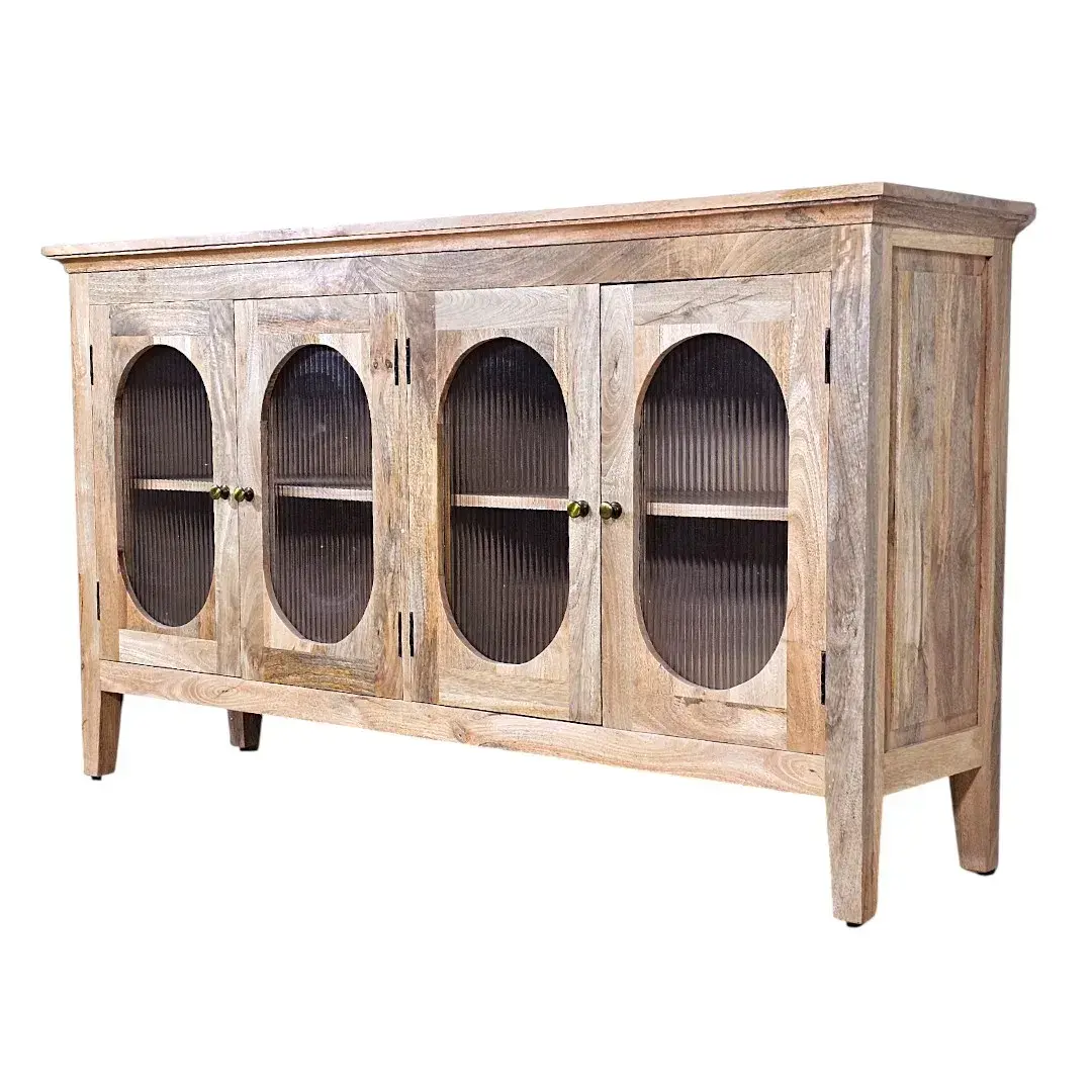 Grand Oval Console - Marigold Finish