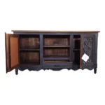 French provincial media Tv console/sideboard