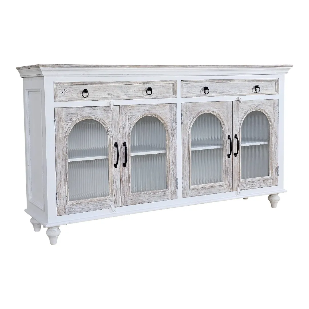The Flute Glass Display Sideboard
