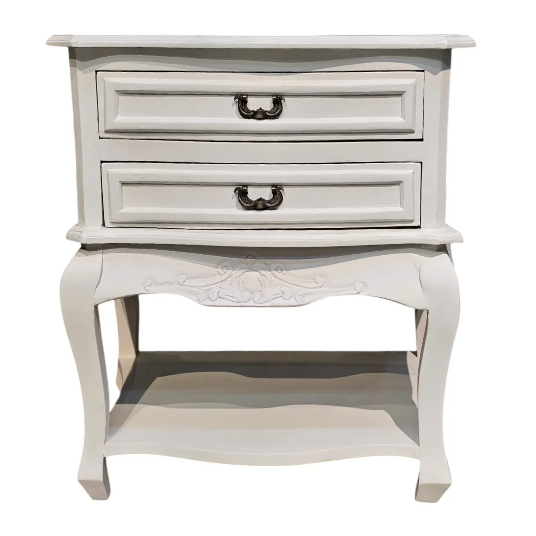The Louis XV Rocaille & Acanthus Bedside Table