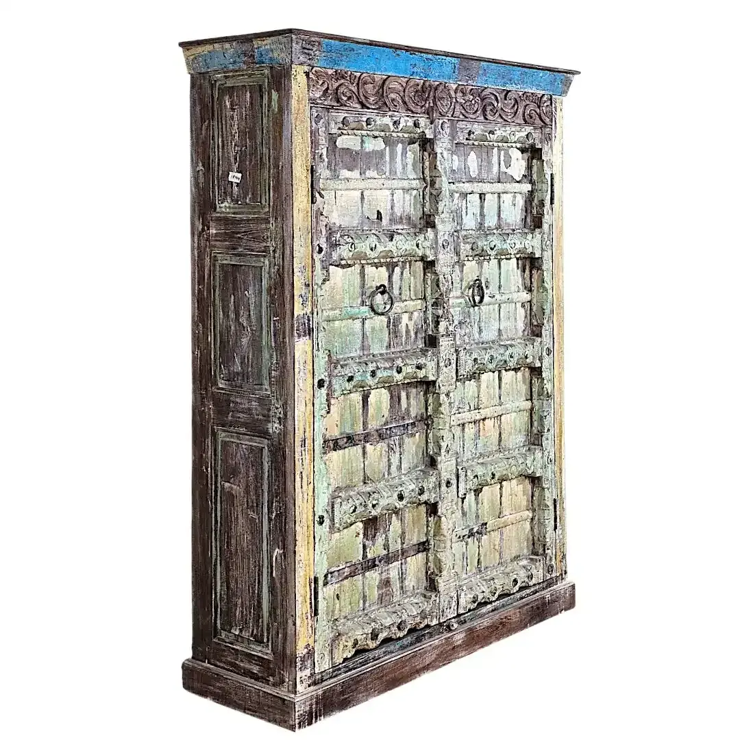 Oasis Rustic Multi-Tone Storage Cabinet