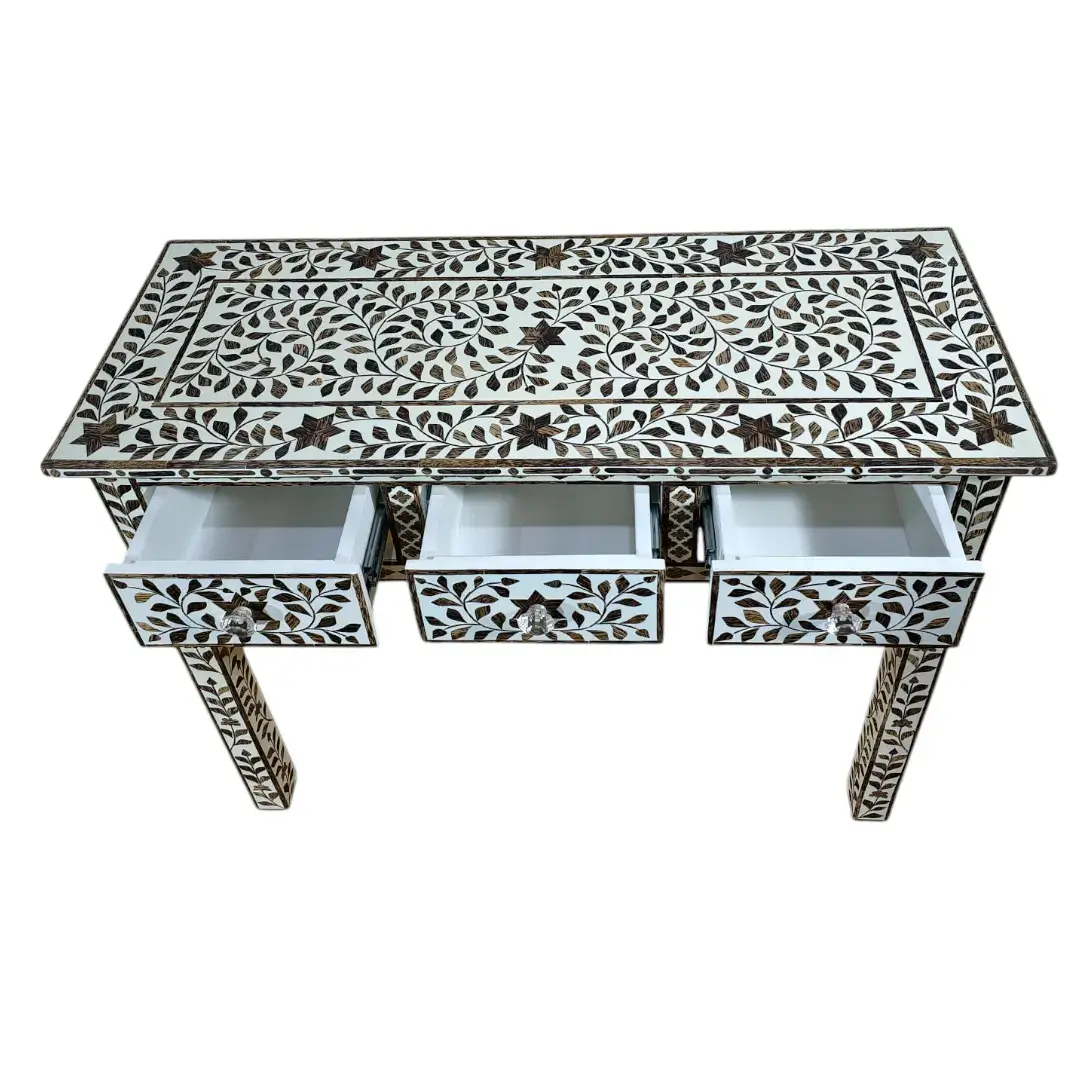ARABESQUE Dates Palm Inlay Console