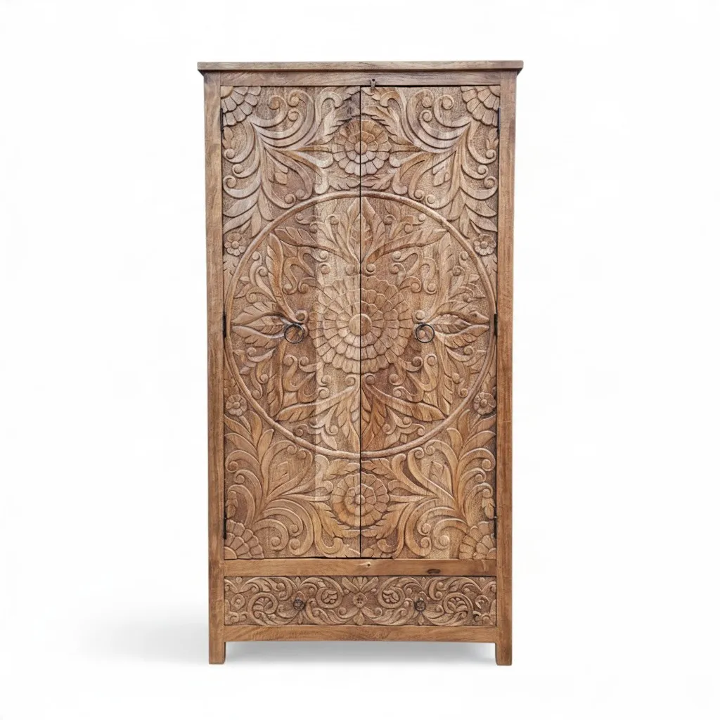 Oasis Carved Wardrobe