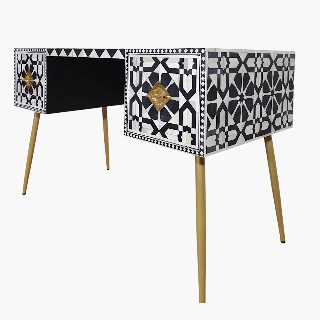 Bureau Al-Hambra | Géométrique Inlay Console