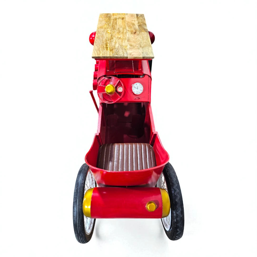 Retro 'Carrera' Red Storage Car Console