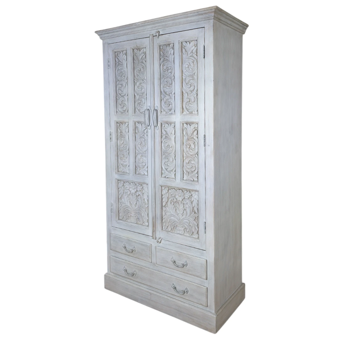 Savannah Hand-Carved Artisan Cabinet