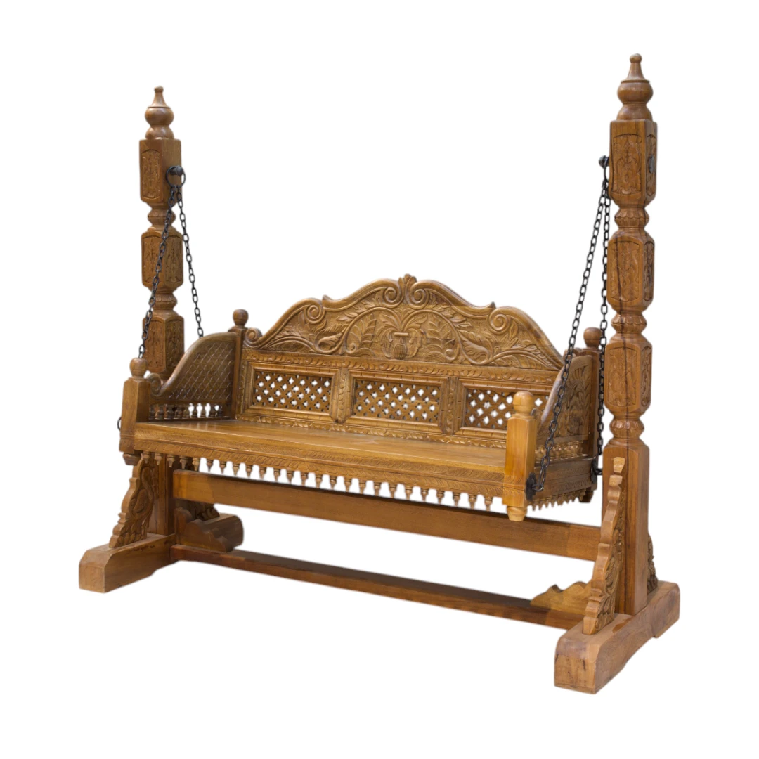 Serenity Carved Swing Bench