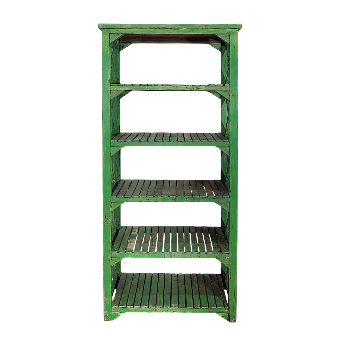 The Slat-Shelved Accent Bookcase | خزانة كتب بلكنات مميزة