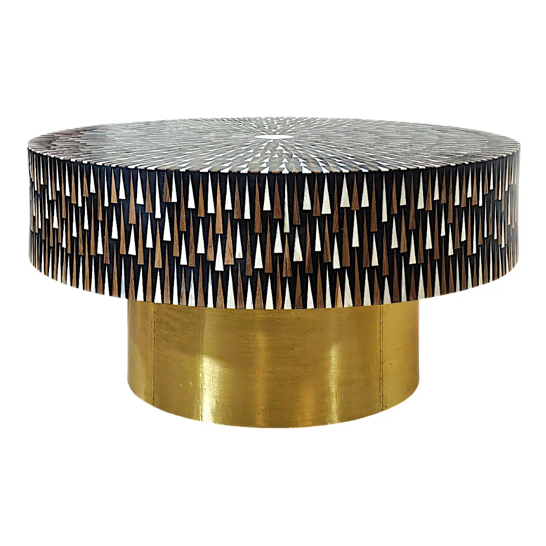 The Asterism Radial Drum Coffee Table