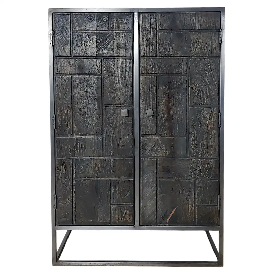 The Sierra Block-Front Timber Wardrobe