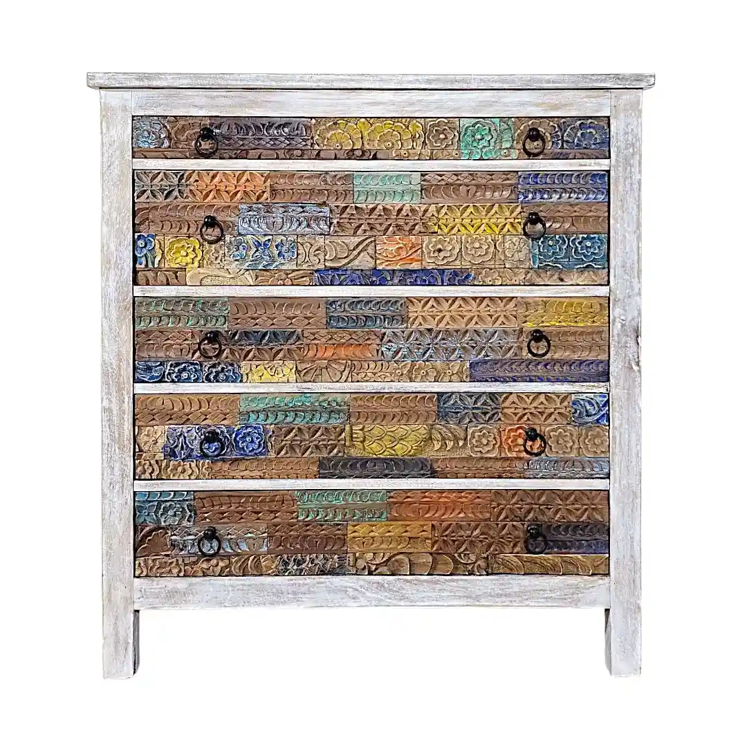 Bazaar Mosaic Tallboy Chest / خزانة "بازار" الطويلة