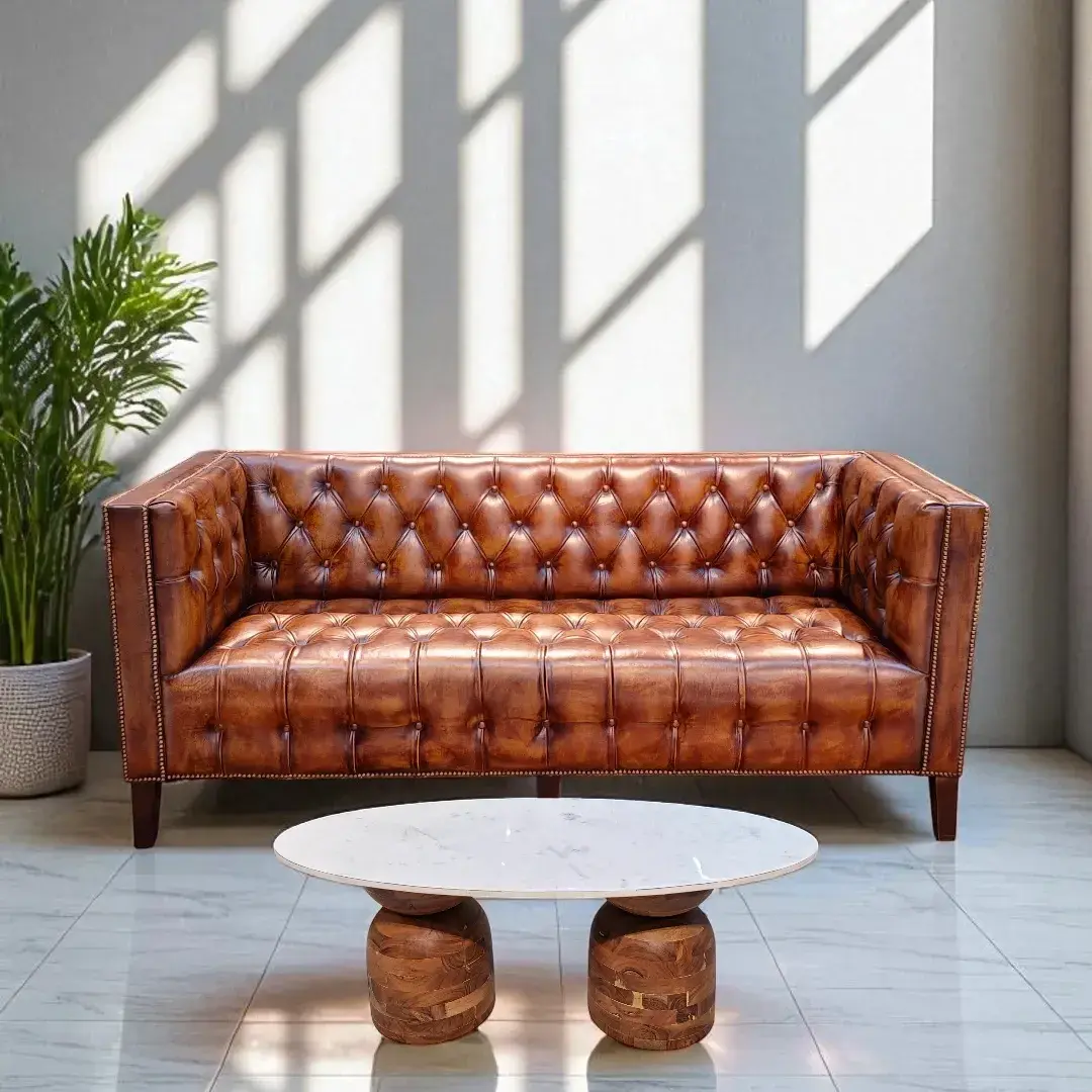 The Brunel Heritage Leather Sofa