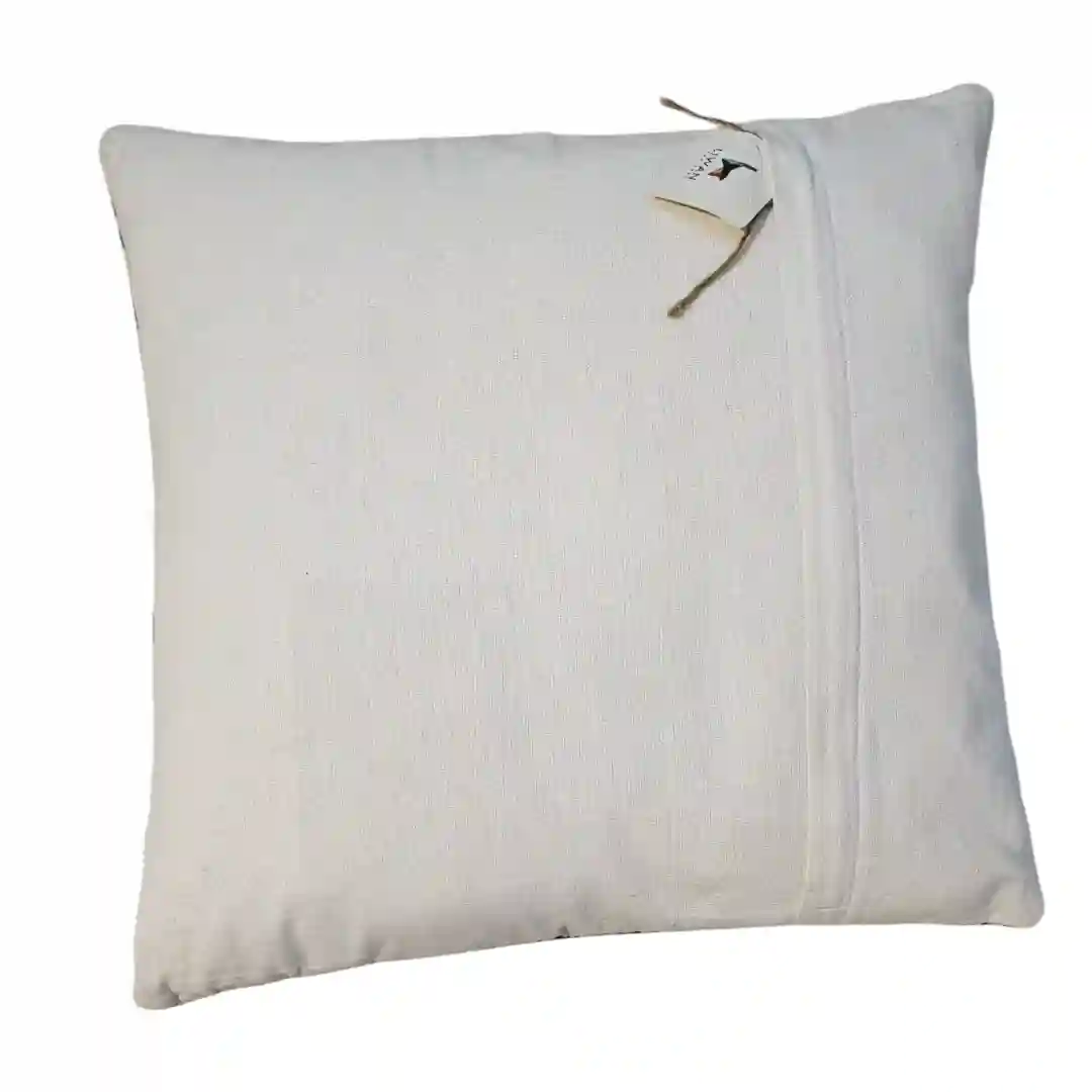 The "Sobek Scale" Artisan Hand-Pressed Cushion