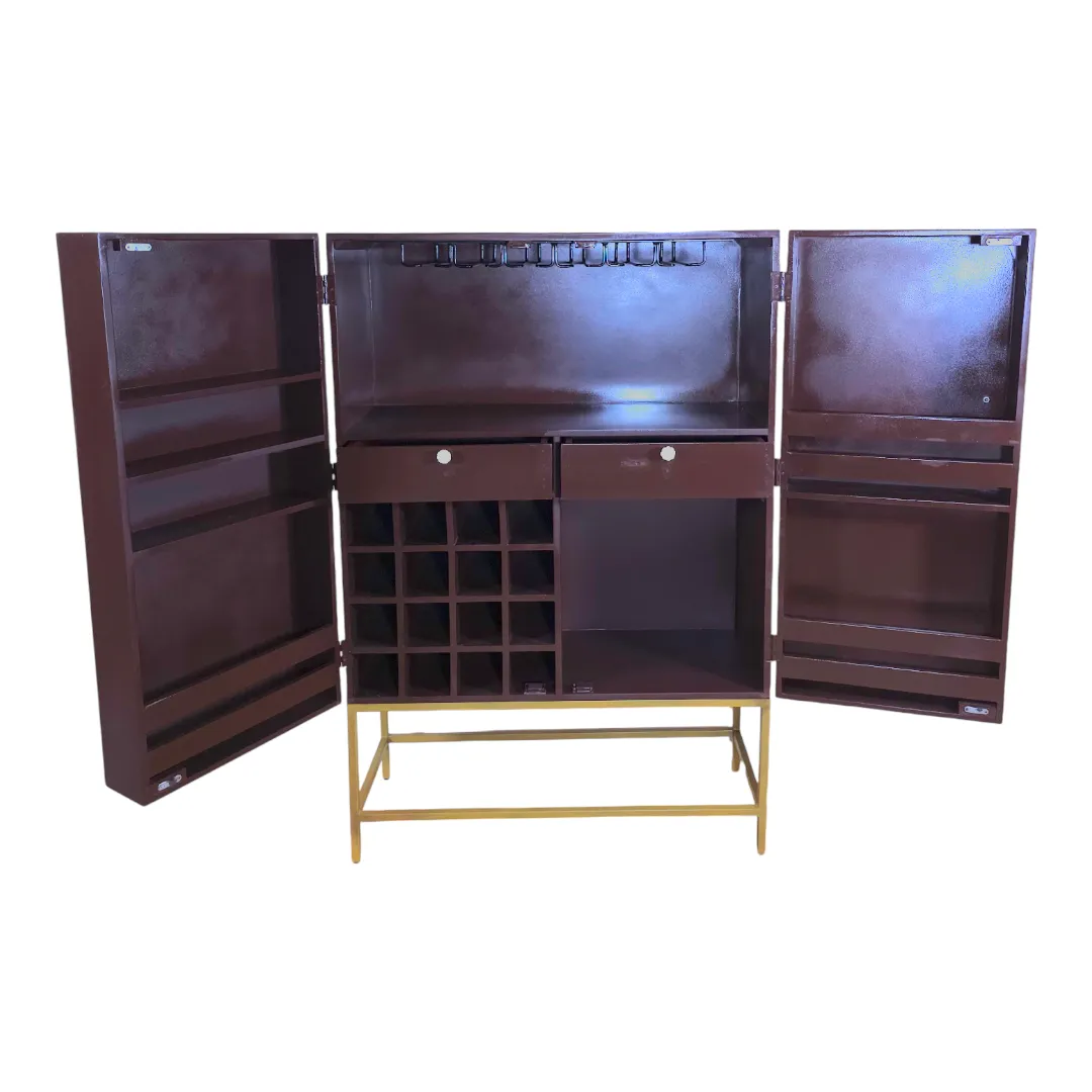 Indigo Botanical Bone Marquetry Bar