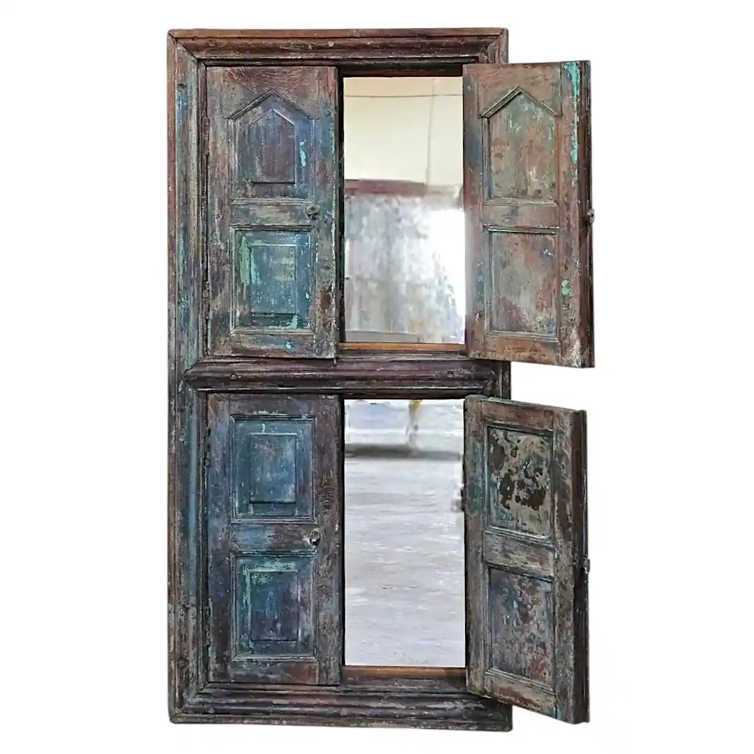 The Reclaimed 19th Century Jharokha Mirror