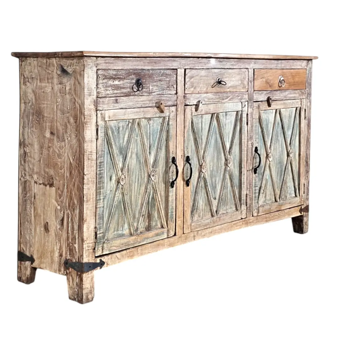 The 18th Century Spanish Diamond Relief Credenza