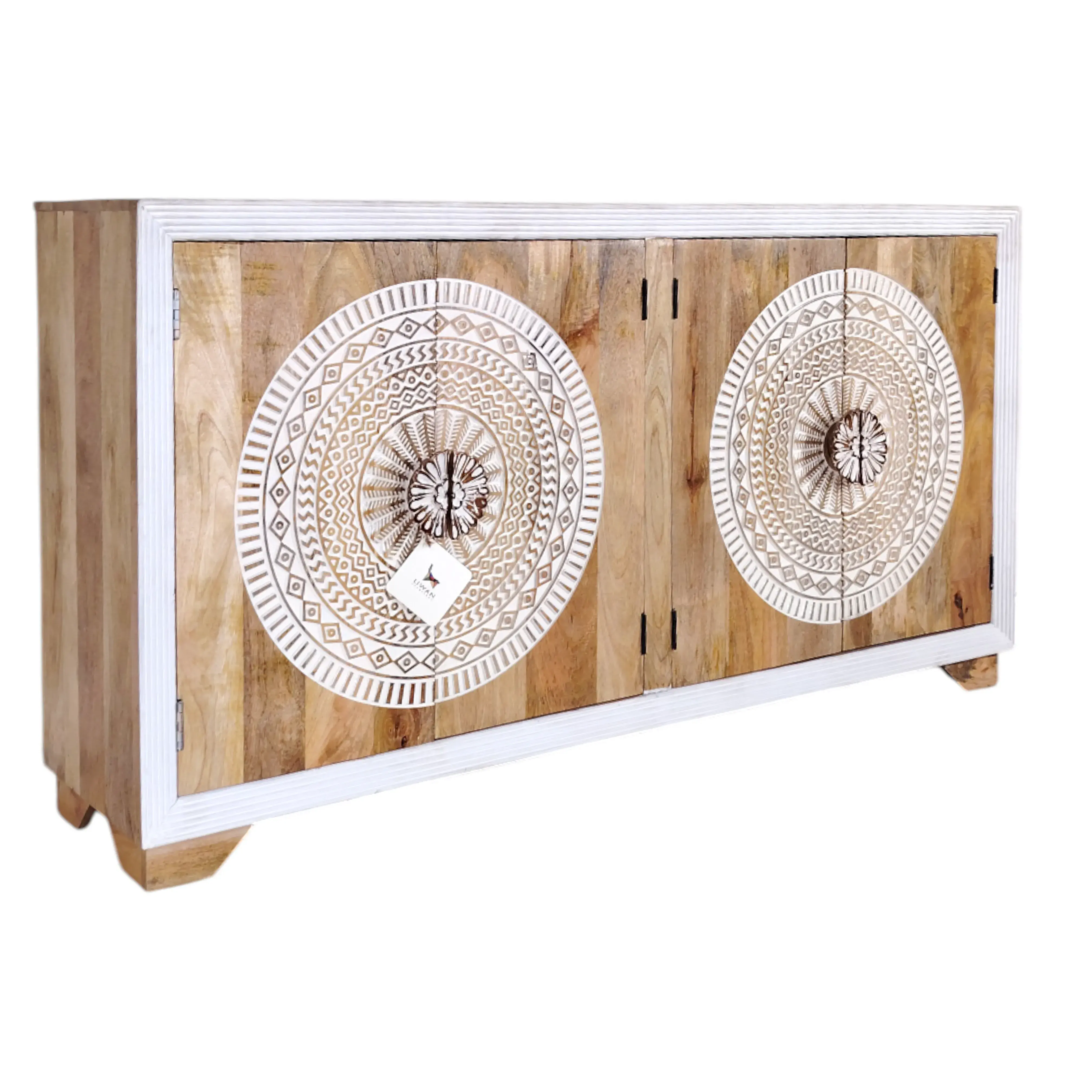 Carved Mandala Sideboard