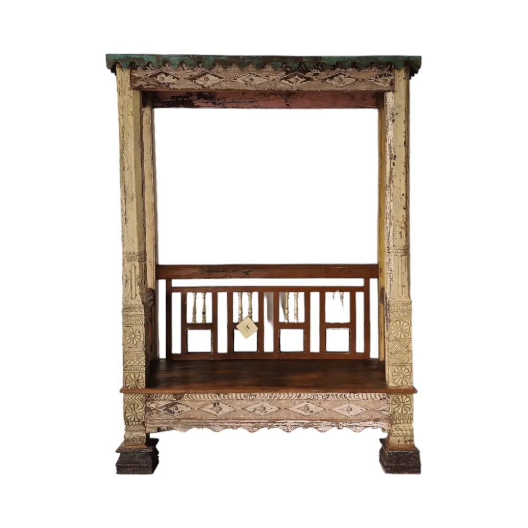 The Carved Sanctuary Bench