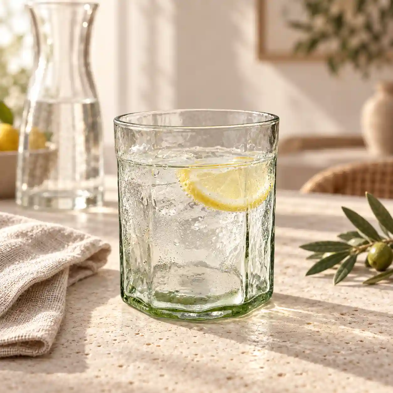 Heritage Faceted Mint Tumbler