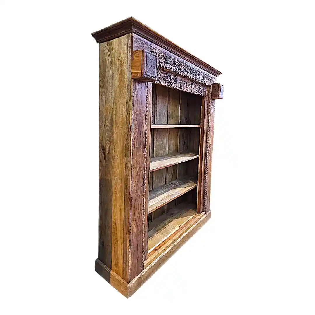 The Shekhawati Repurposed Door Frame Bookshelf