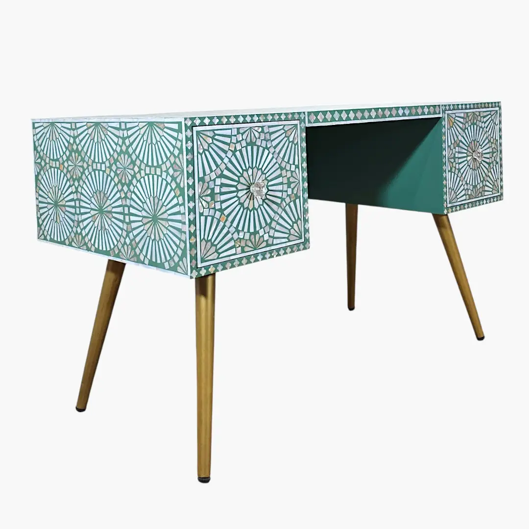 The Oasis Vanity Desk | Fae Mosaic Table