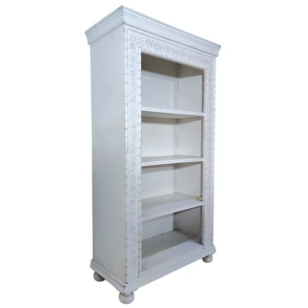 The Gulistan Arched Brass-Overlay Bookcase | خزانة كتب غوليستان المقوسة والمزينة بصفائح النحاس