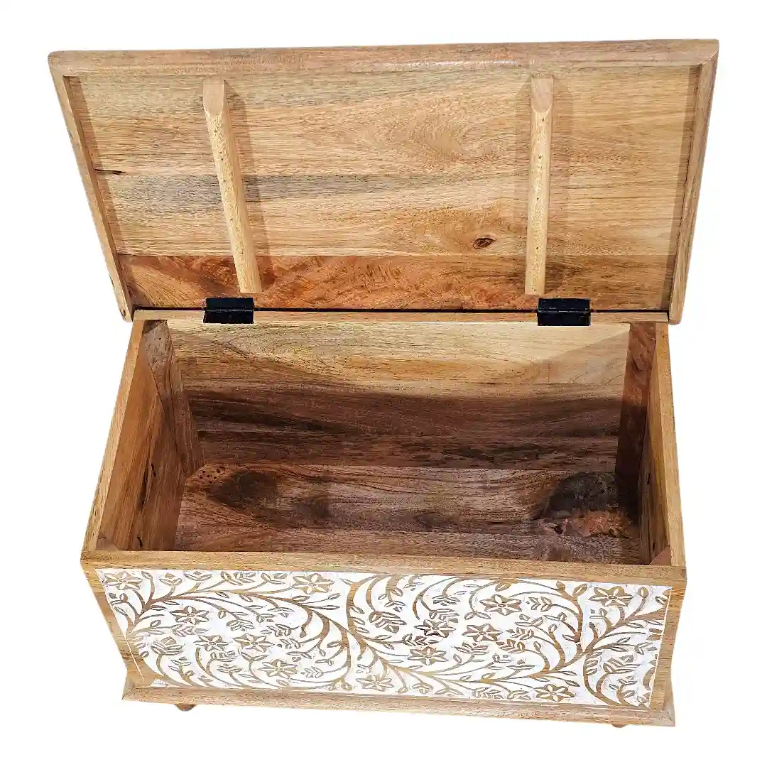 Al-Zahra Trésor (Cofre de Madera Tallada)