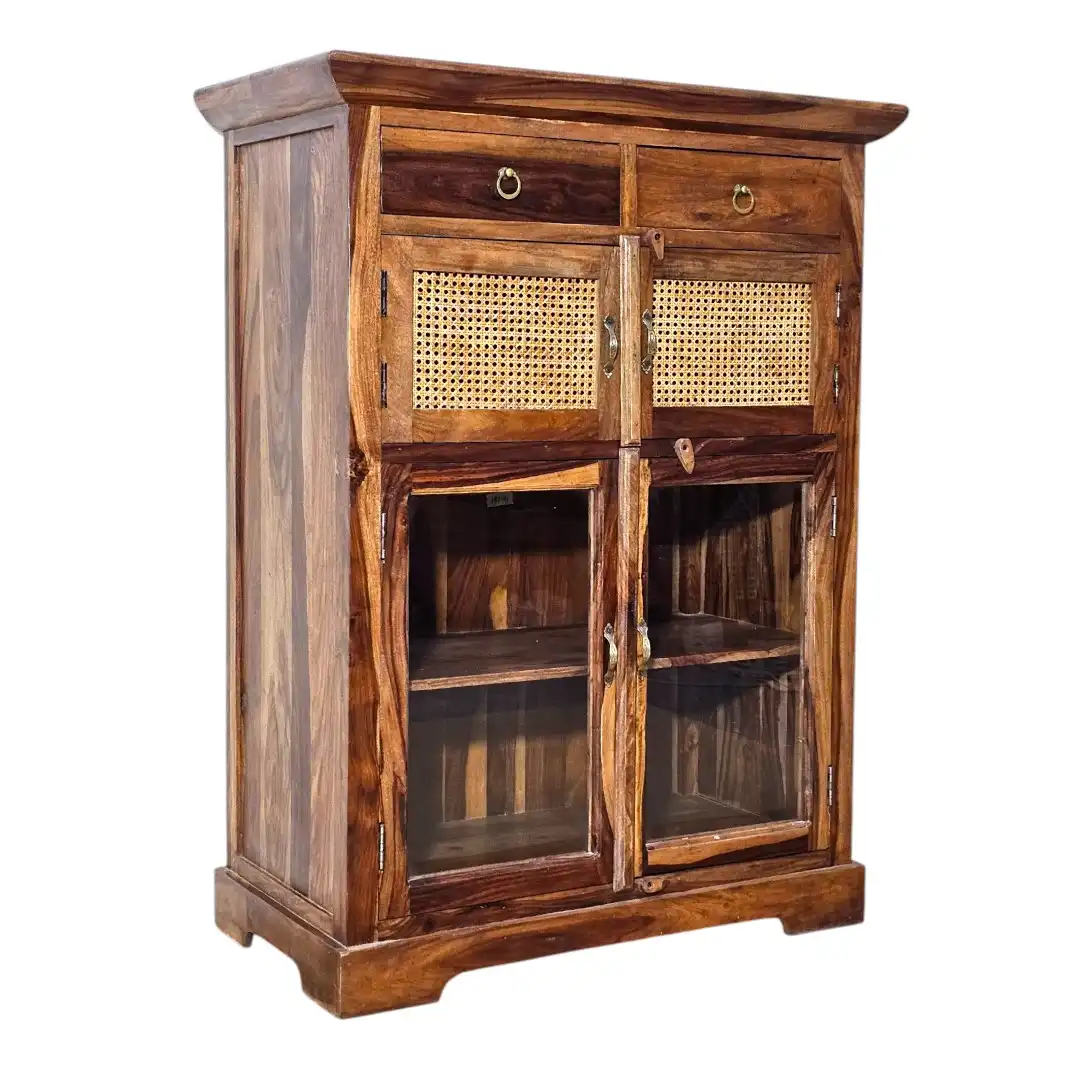 The Sheesham Heritage Rattan & Glass Atelier