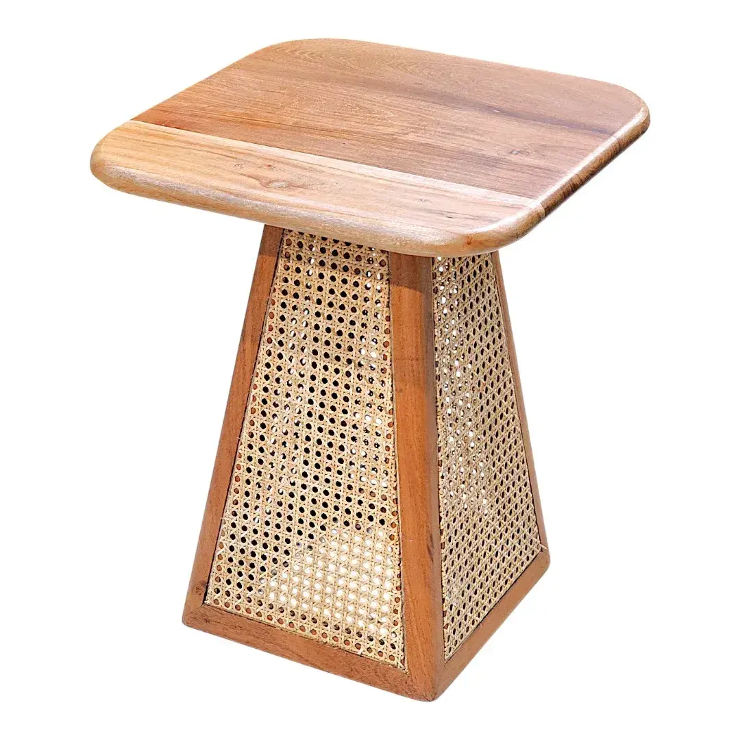 Bali Breeze Acacia & Rattan Tulip Table