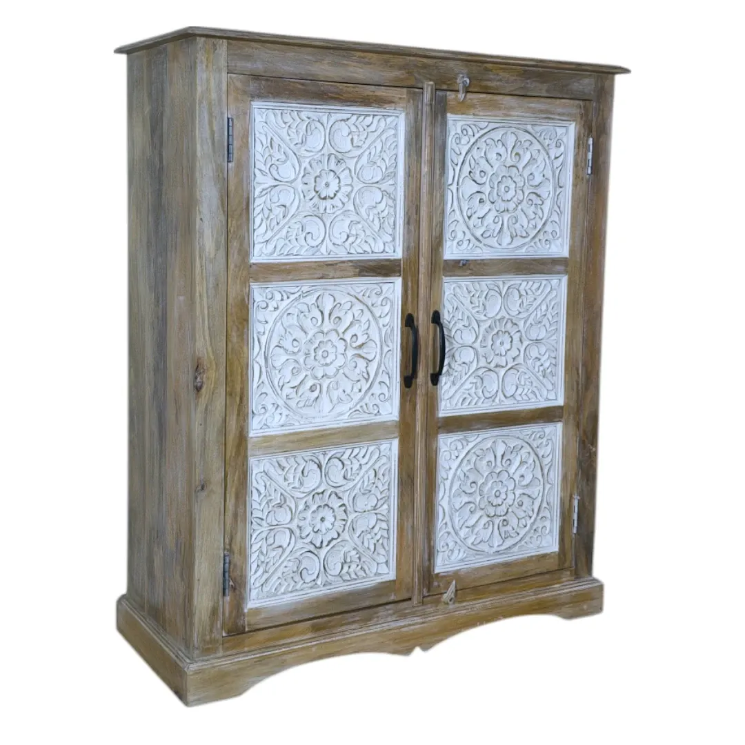 The Carved Mandala Armoire