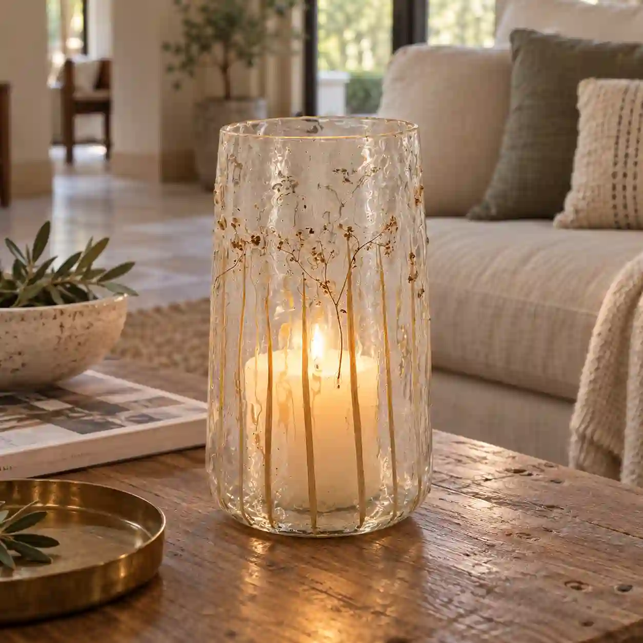 The Leven Botanical Vase/Votive Holder