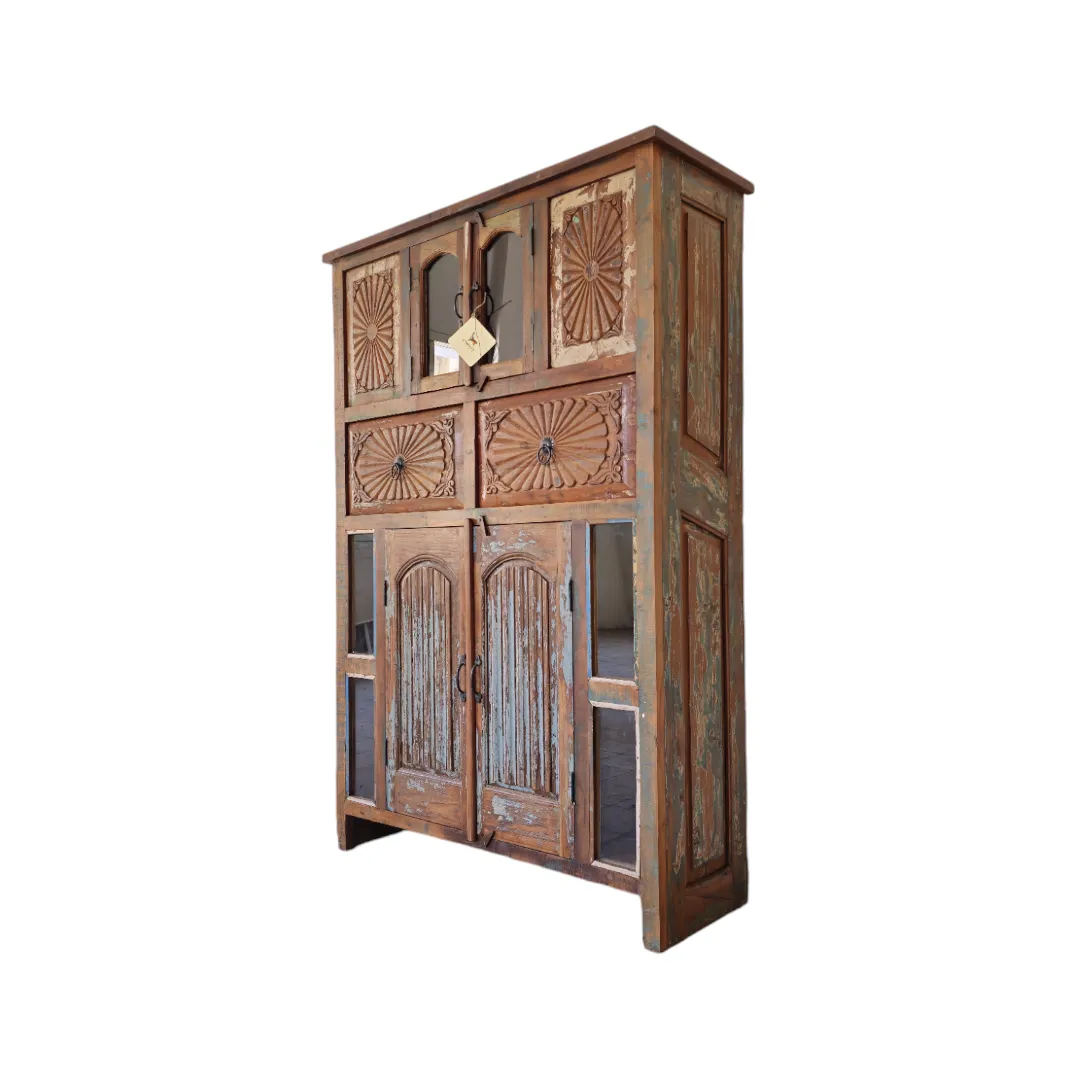 RECLAIMED GLASS CABINET